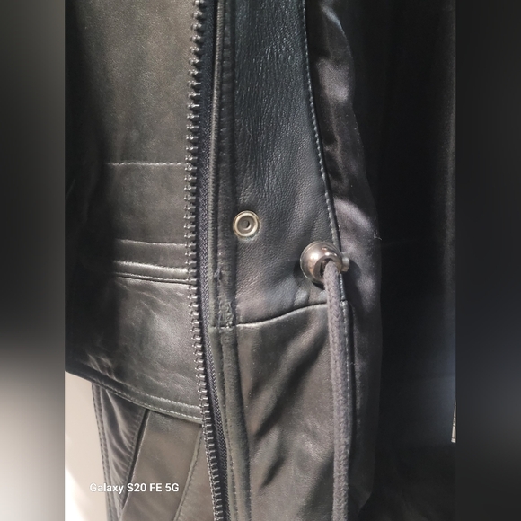 Andrew Marc Vintage Men's Black Leather Jacket - Picture 8 of 10